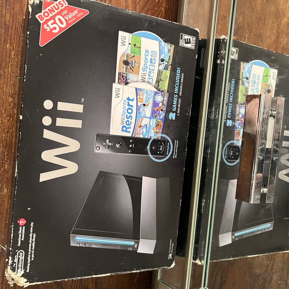 Nintendo Wii Console Black with Bonus Games